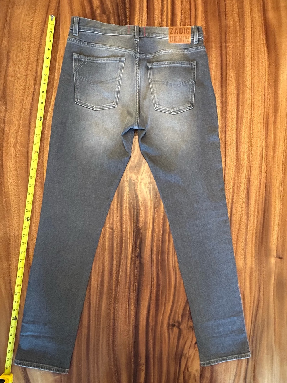 Zadig & Voltaire Slim Jeans size 29, in Black Wash - Picture 3 of 6